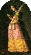 Francisco de Zurbaran st, apolonia Spain oil painting artist